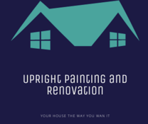 Upright Painting and Reno's logo