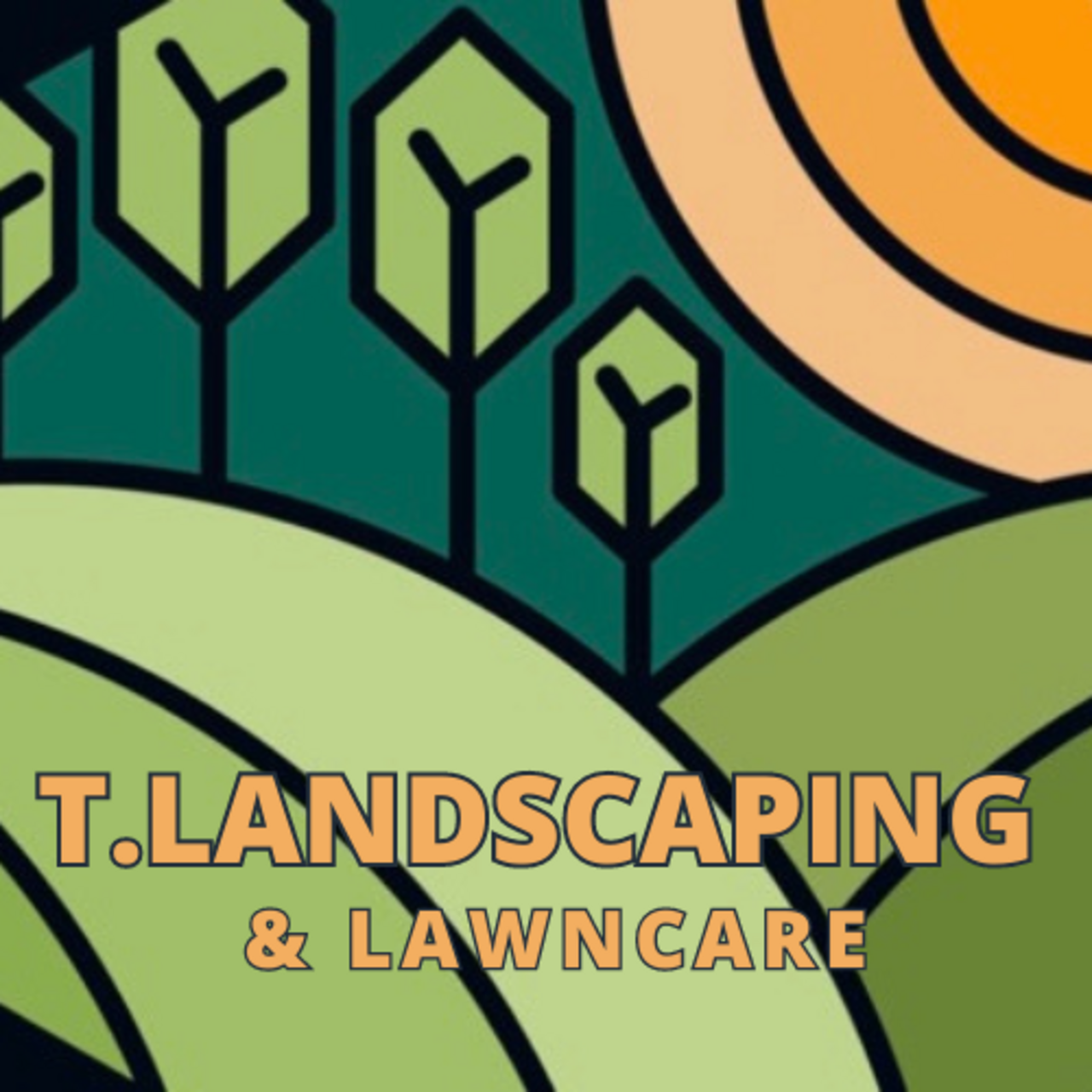 T Landscaping & Lawncare's logo
