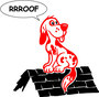 Red Dog Roofing's logo