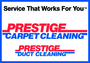 Prestige Carpet Cleaning's logo