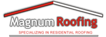 Magnum Roofing's logo