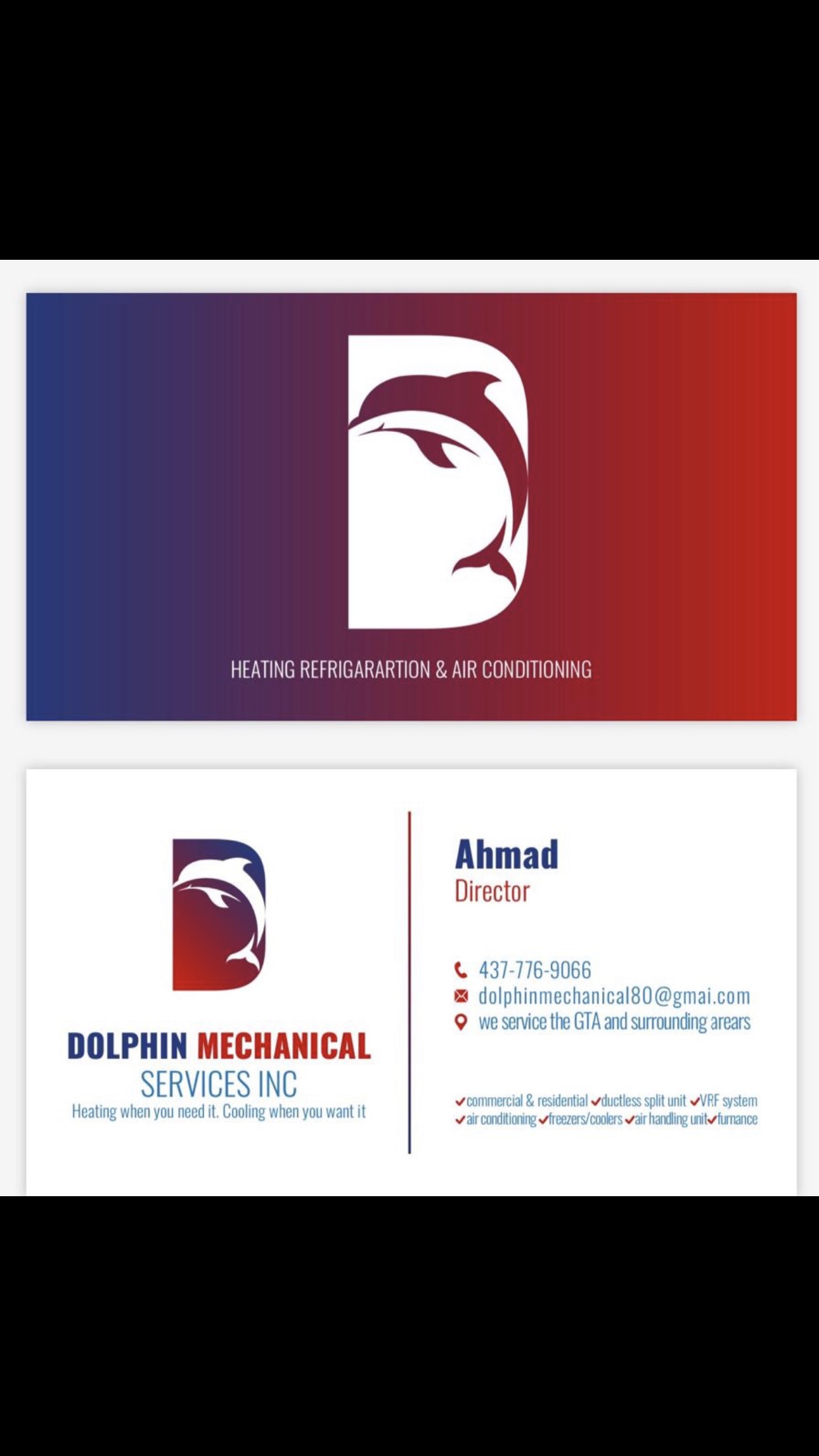 Dolphin mechanical services inc's logo