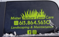 Mister Nature Lawn Care's logo