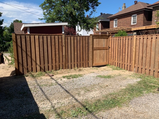 Back yard fencing | Review of Green Side Up Contracting | HomeStars