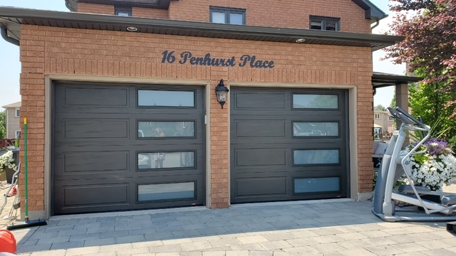Unique Garage Door Company Mississauga for Large Space