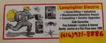 Lamplighter Electric's logo