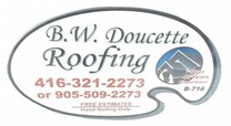 B W Doucette Roofing's logo