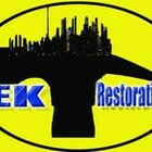 EK Restoration's logo