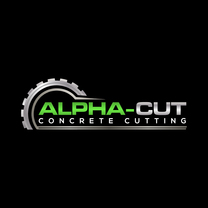 alpha-cut concrete cutting's logo