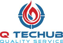 Q Tech Hub Plumbing Heating-AC's logo