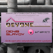 Devone Plumbing and Contracting's logo