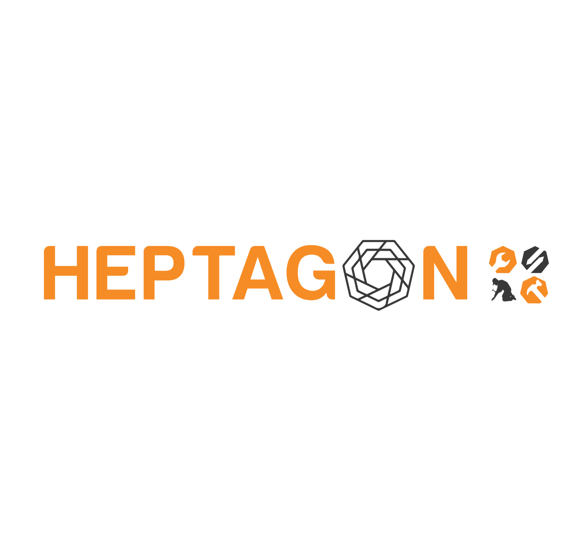 Heptagon for General Contracting's logo