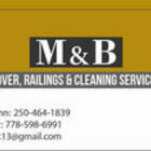 M&B Patiocover, Railing & Cleaning Service LTD.'s logo