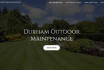 Durham Outdoor Maintenance's logo