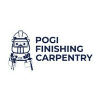Pogi finishing carpentry's logo