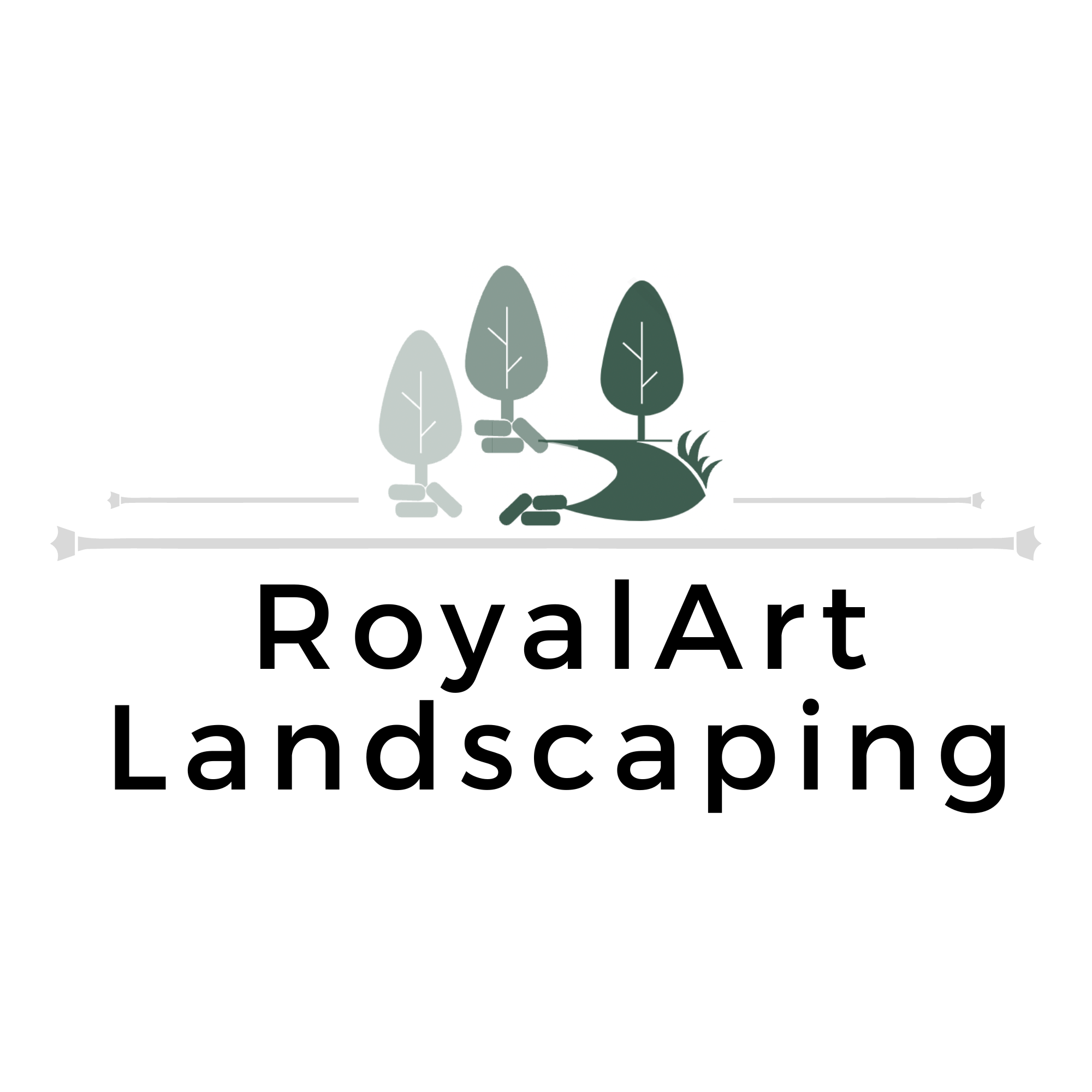 RoyalArt Landscaping's logo