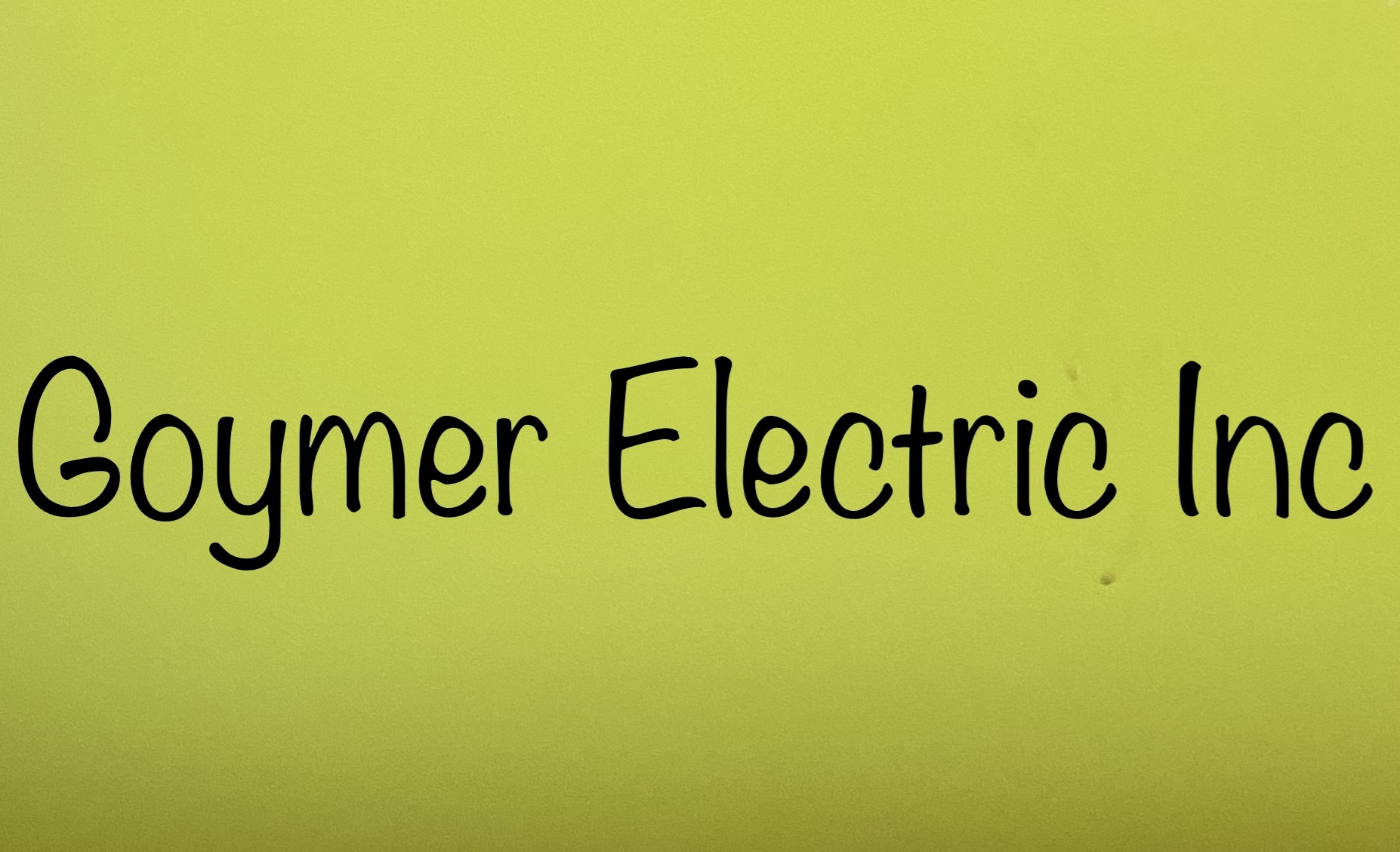 Goymer Electric's logo
