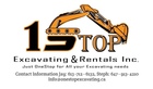 OneStop Excavating's logo