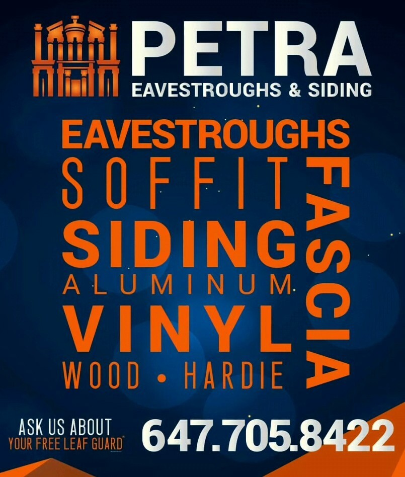 Petra eavestrough and siding inc. 's logo