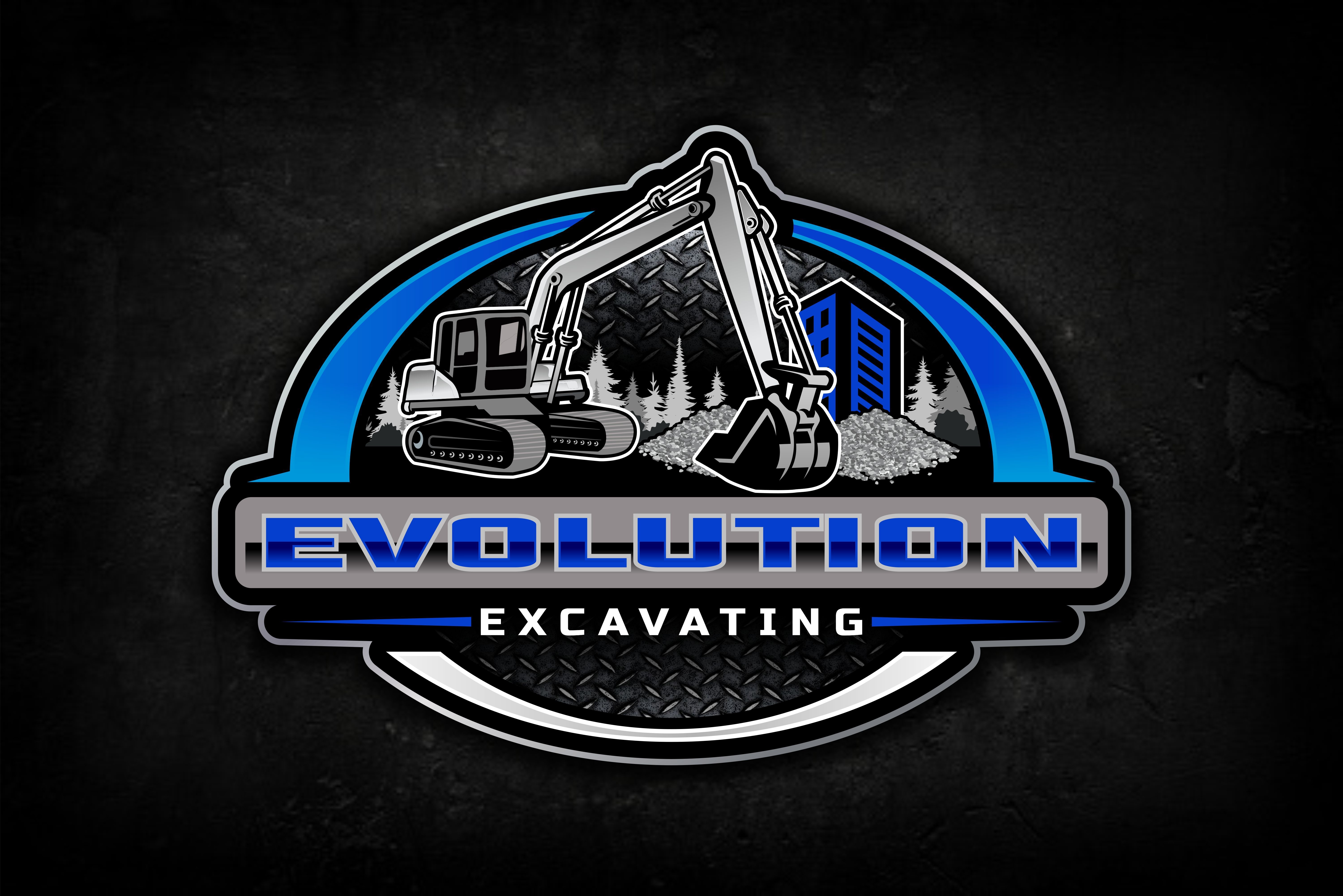 Evolution Excavating's logo