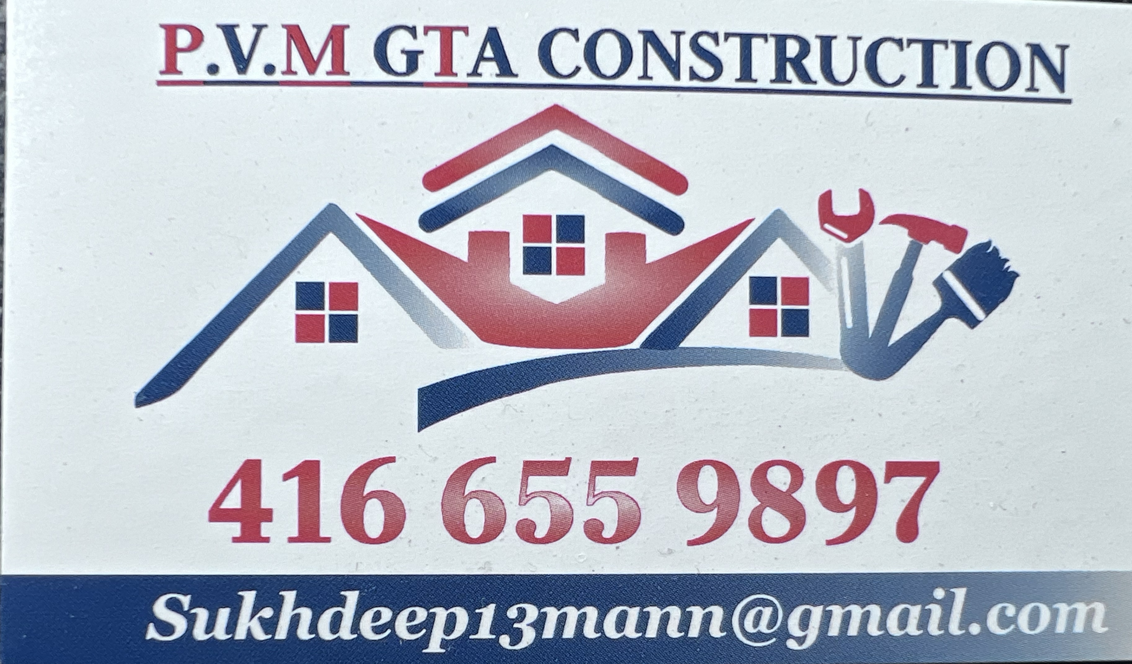 PVM GTA Construction's logo
