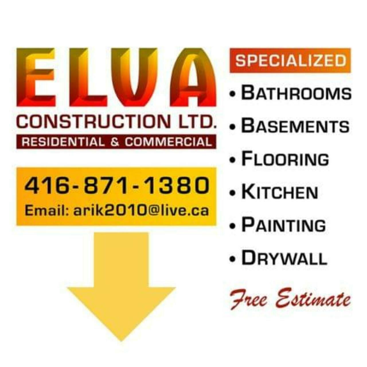 Elva Construction Limited's logo