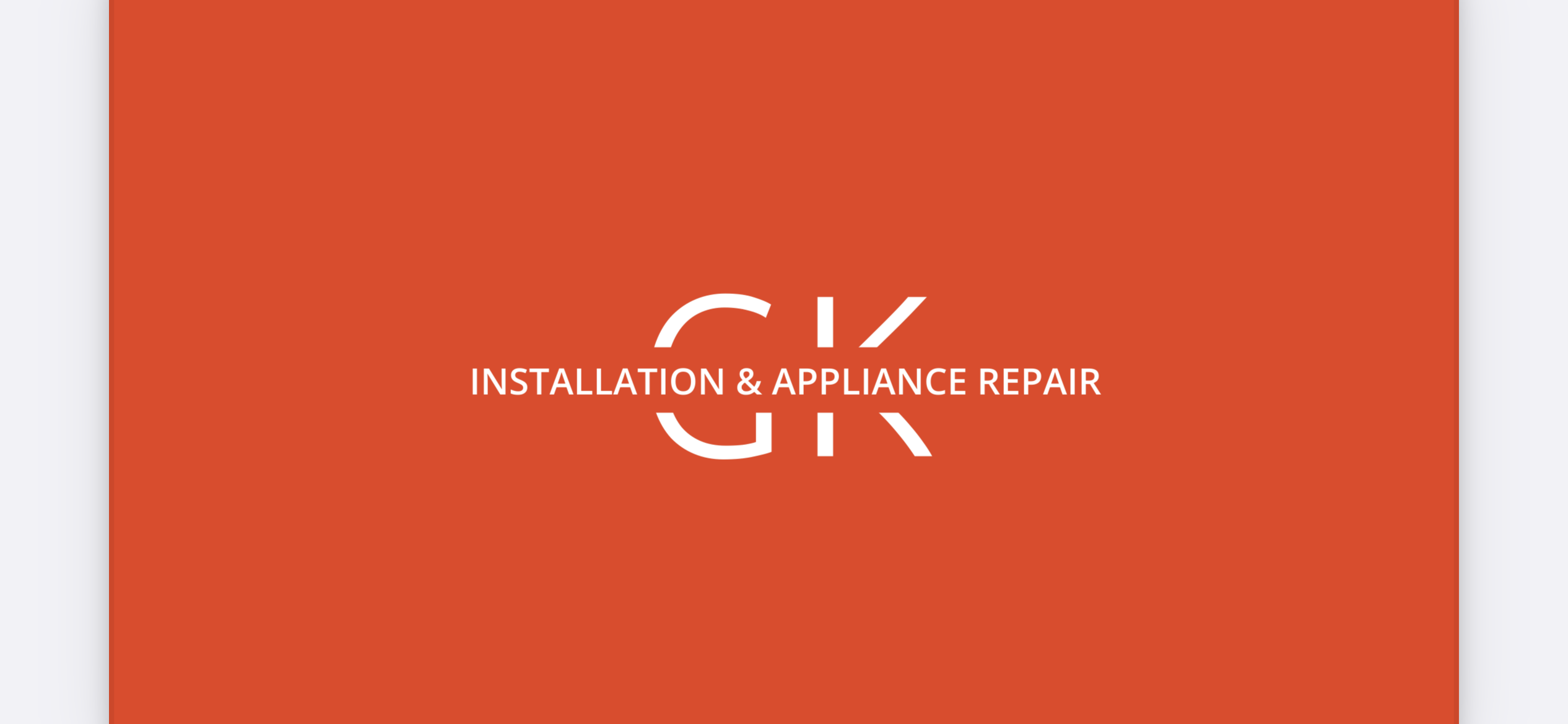 GK Appliance's logo