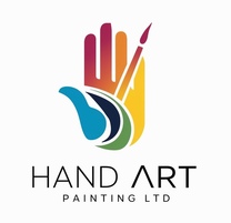 Handart painting's logo