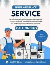 Oneiko Appliance Repair's logo